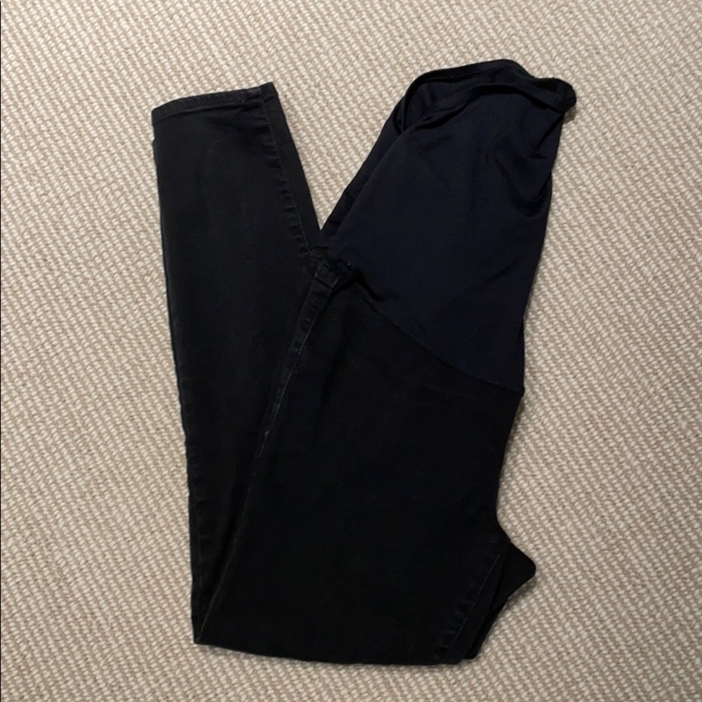 J Crew skinny maternity jeans, black size 29